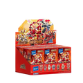 Red and orange cardboard display box featuring sembo mecha building blocks robot blind box collectible toys