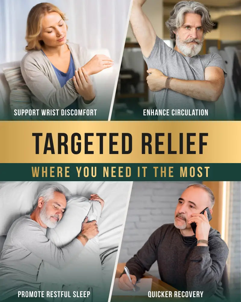 Gray mega strength hammered copper magnetic therapy wrist support cuff with adjustable strap and soft padding for relief