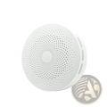 Meian Tuya zigbee 3.0 smart home gateway hub white circular eu plug with perforated sleek plastic design