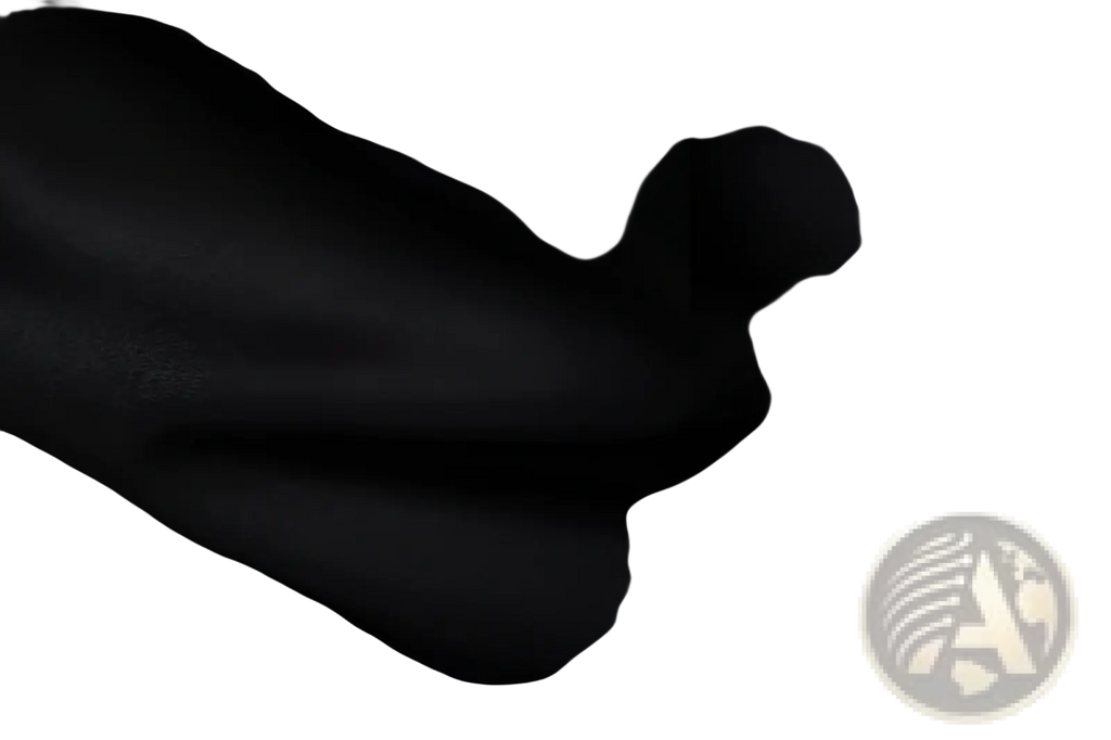 Men asymmetrical slant collar long sleeve casual shirt in black satin fabric with smooth glossy finish and subtle sheen