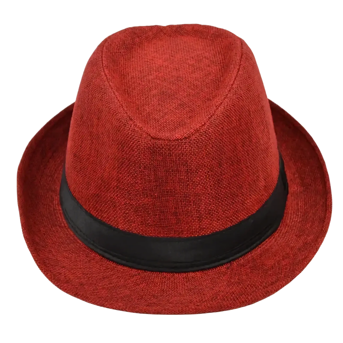 Red fedora hat with black band contrasting men beige woven fedora hat black ribbon band product description