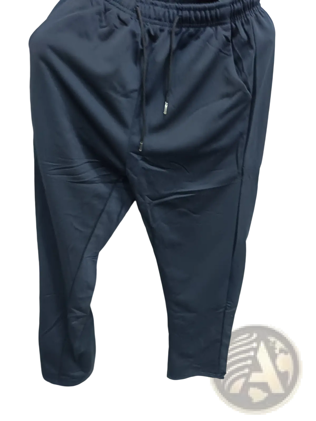 Black breathable quick dry mesh joggers for men with elastic waistband and drawstring in a slim fit design