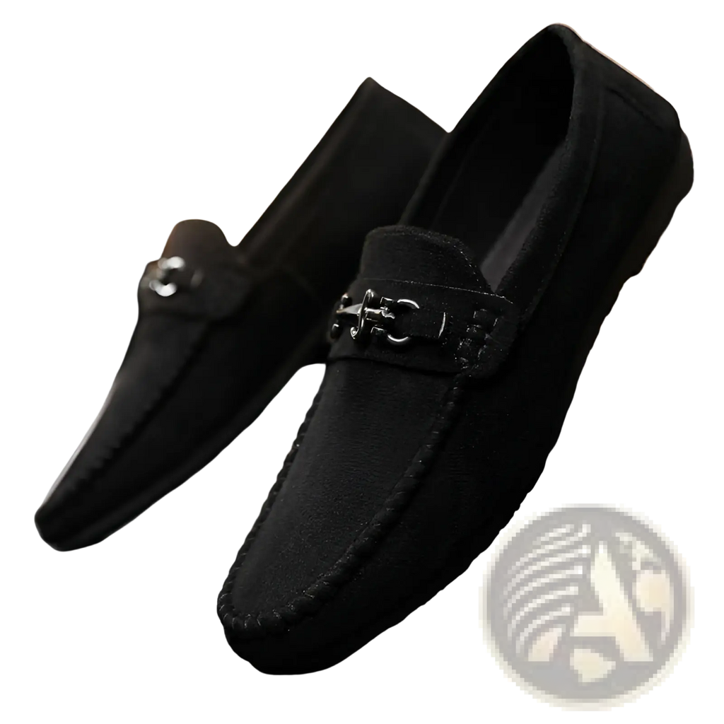 Black suede loafers with metallic horsebit buckle for men brown suede horsebit loafers slip on shoes