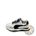 Men casual platform sneakers in white and black puma design with chunky sole for stylish everyday wear