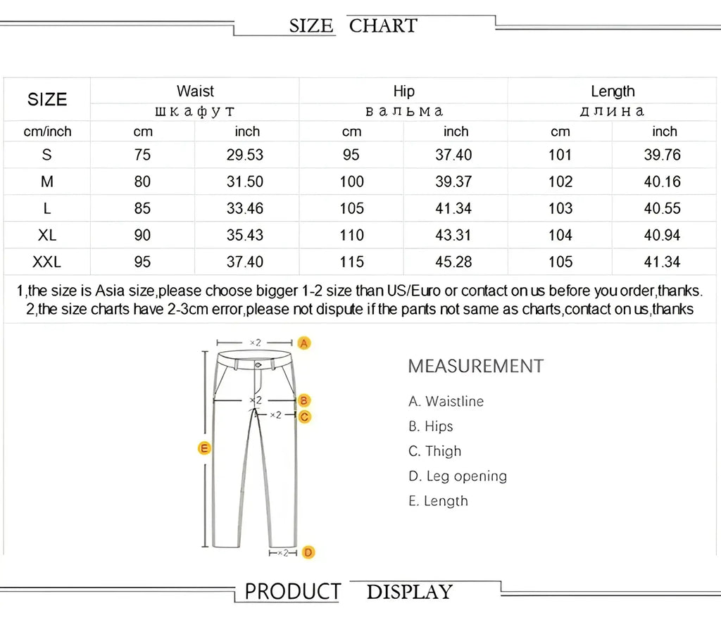 Men distressed skinny jeans size chart in cm and inch for vintage slim fit denim pants sizes s to xxl