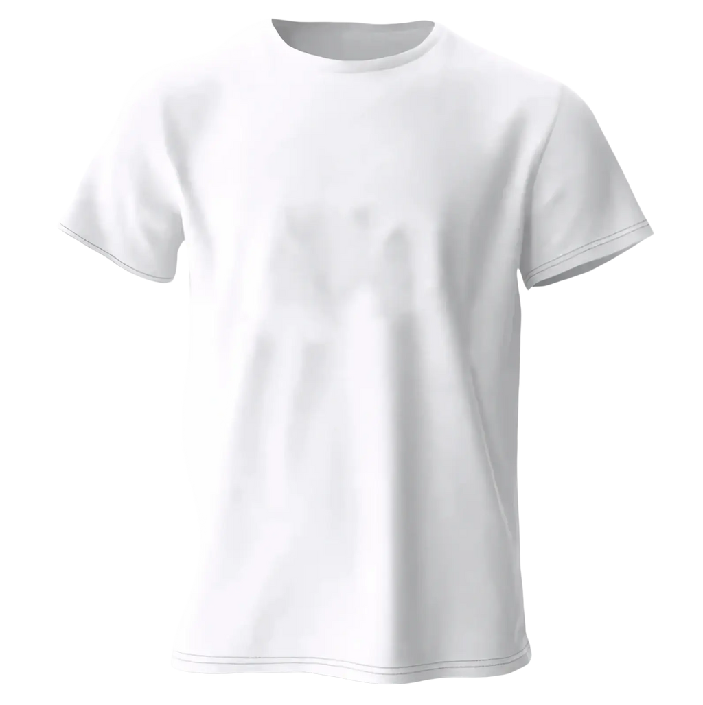 White cotton crew-neck t-shirt with short sleeves paired with men hoodies skeleton graphic long sleeve sweatshirt