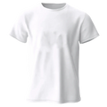 White cotton crew-neck t-shirt with short sleeves paired with men hoodies skeleton graphic long sleeve sweatshirt