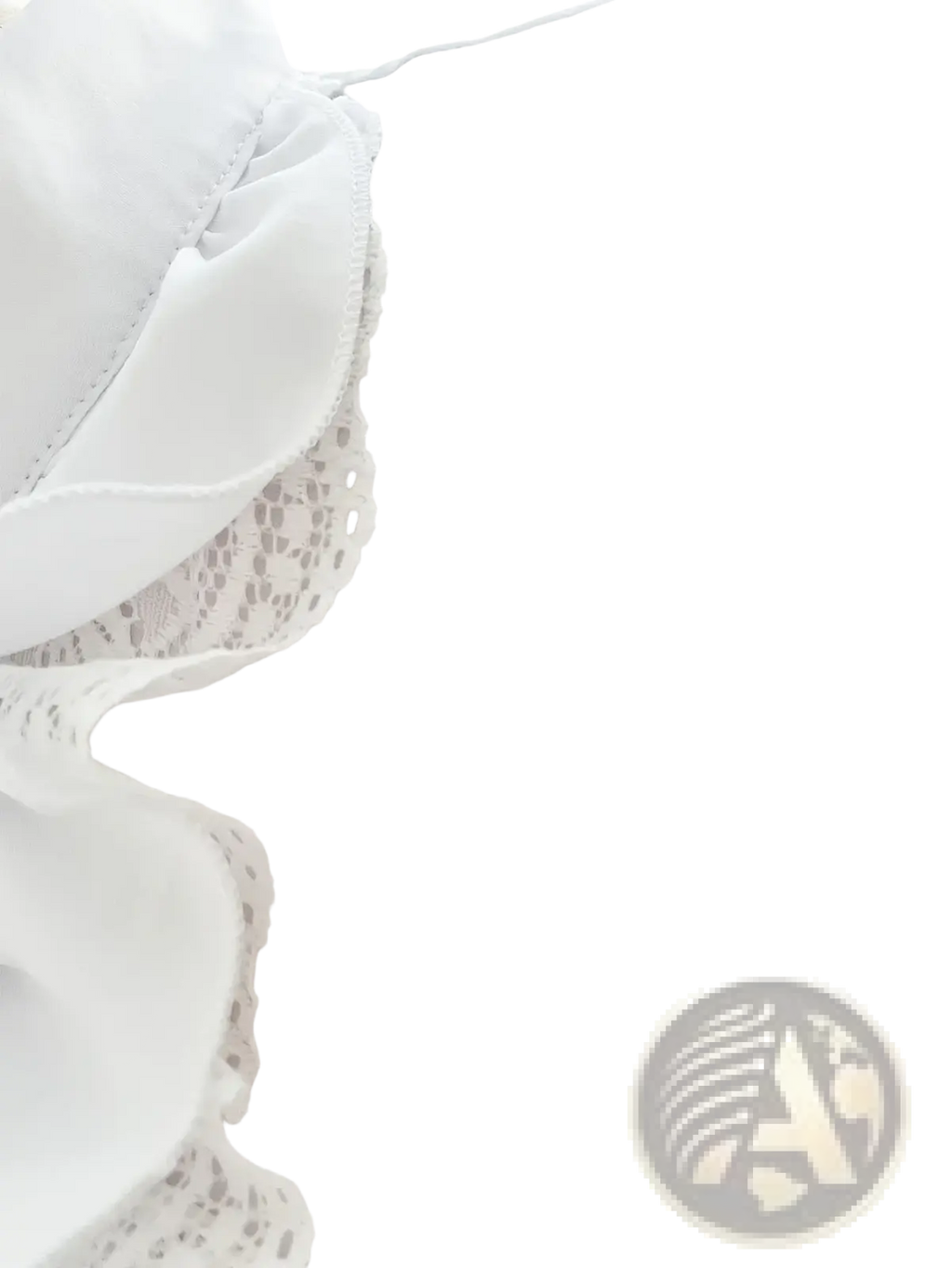 Men medieval ruffled shirt white renaissance cosplay top featuring white ruffled lace trim with delicate eyelet detailing