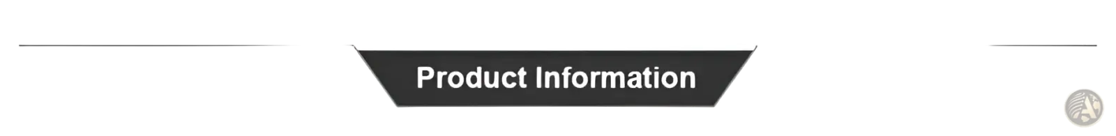Black banner with white text displaying product information for men retro floral long sleeve button up shirt