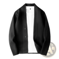 Black textured knit cardigan with two front buttons for men slim fit knit cardigan sweater olive green alternative