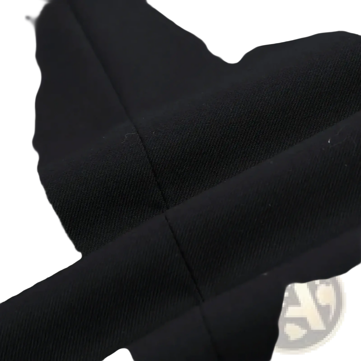 Men slim fit suit vest in black quilted fabric with subtle diagonal weave pattern for formal business wear