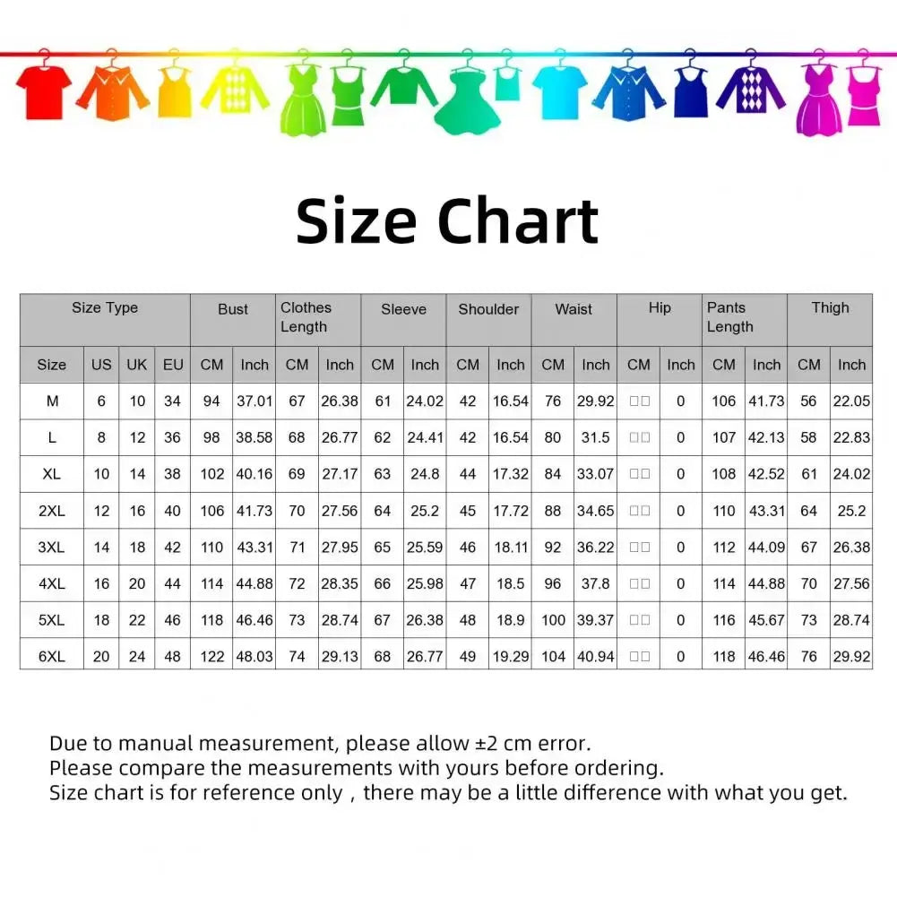 Colorful rainbow-striped clothing rack displaying men solid color long sleeve slim fit formal blazer and pants set with pants length options
