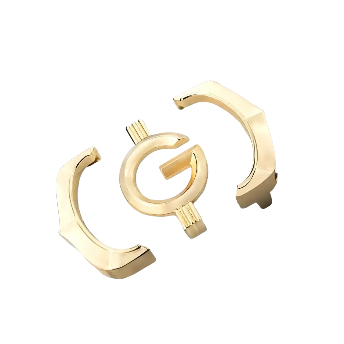 Men white leather belt with gold-tone interlocking g logo buckle for a stylish and sophisticated look