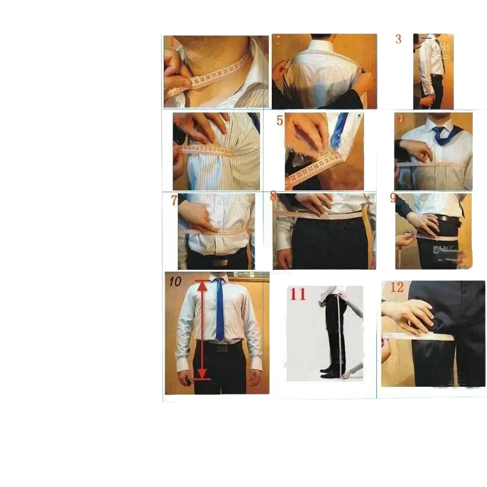 Men white tuxedo suit custom made with shawl lapel paired with a white button-up shirt with vertical stripes and blue tie closure type