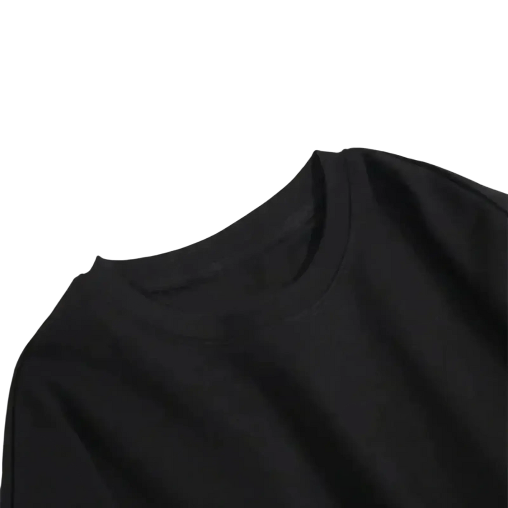 Black crewneck mens cotton graphic tee casual short sleeve shirt made of 100% cotton for everyday wear
