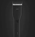 Black enchen professional ergonomic cordless hair clipper with sleek design and metallic cutting blades for precise grooming