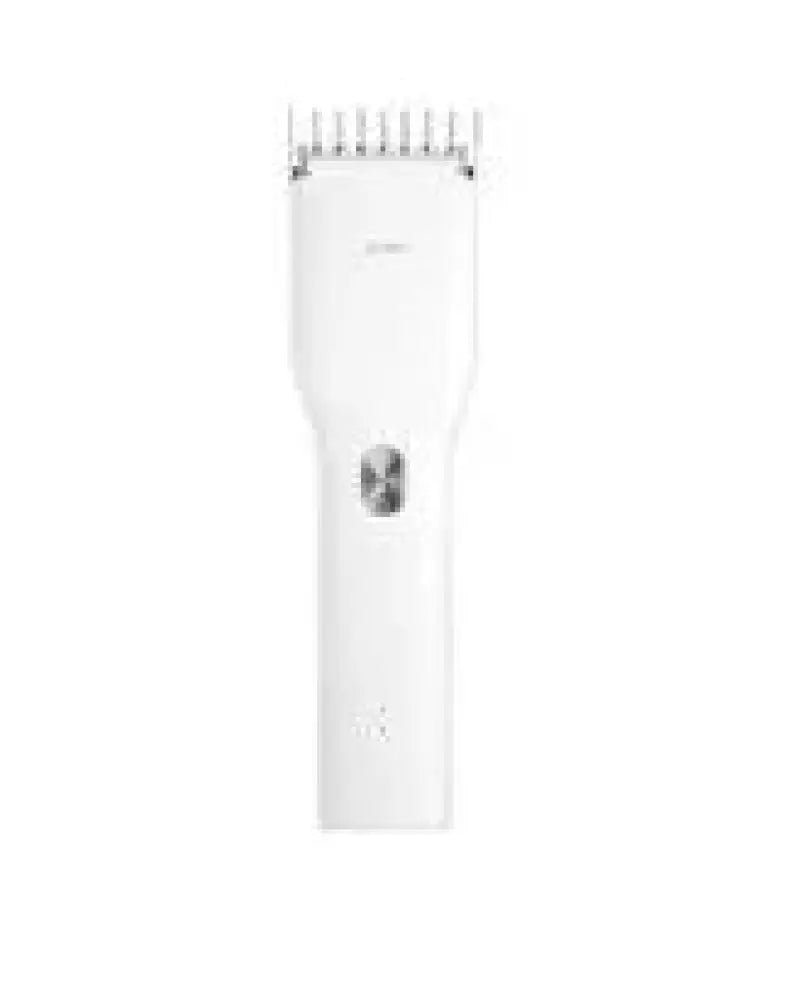White xiaomi professional ergonomic cordless hair clipper set with sleek design and metallic blades for efficient grooming