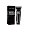 Black East Moon men’s face cream with hyaluronic acid in a sleek glossy black tube and matching box 50ml