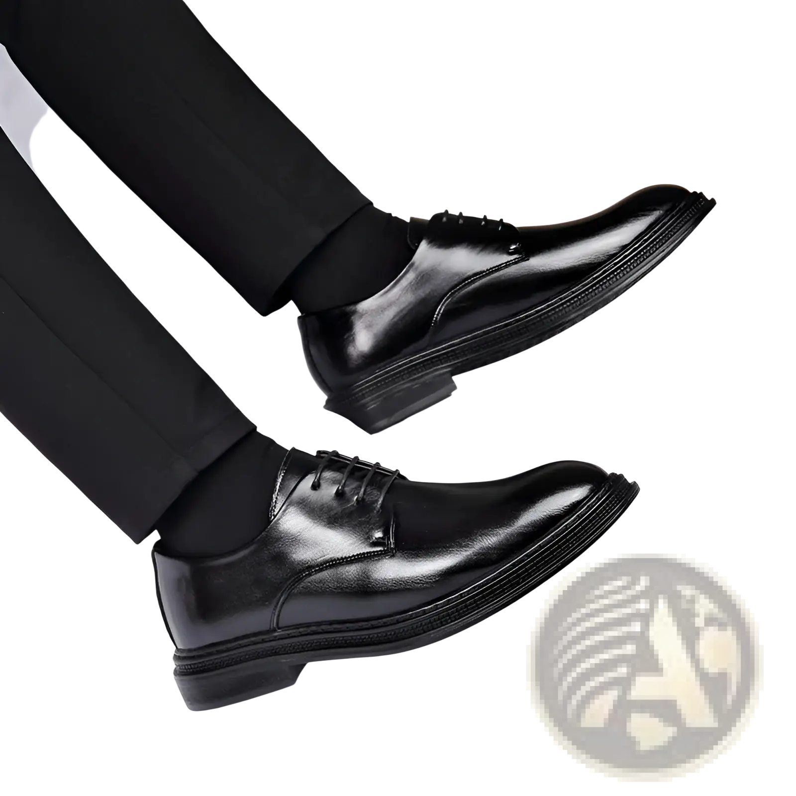 Men’s black patent leather oxford dress shoes with polished finish and lace-up design for weddings