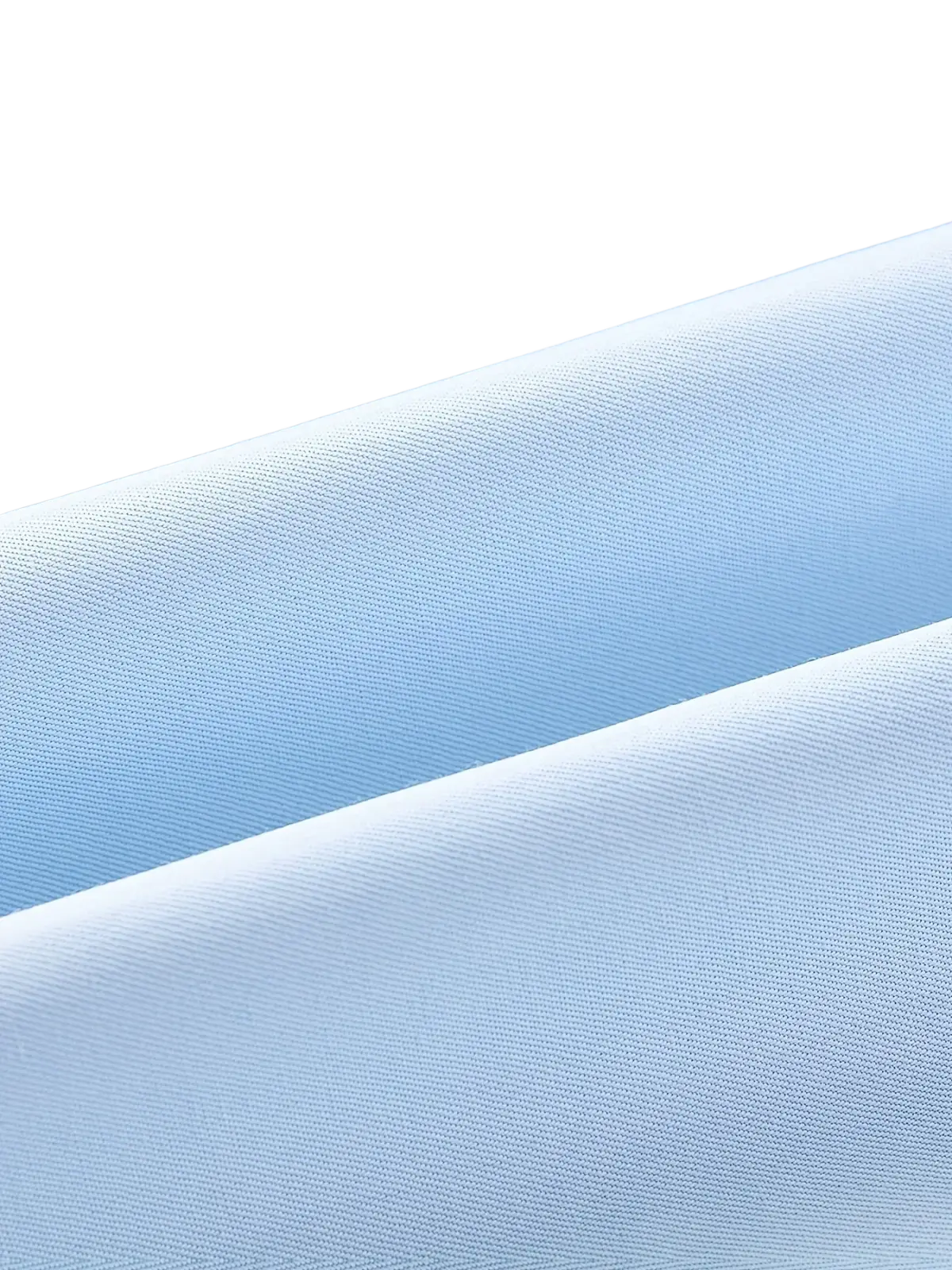 Light blue mens long sleeve dress shirt casual stretch solid fabric with subtle woven texture for comfortable wear
