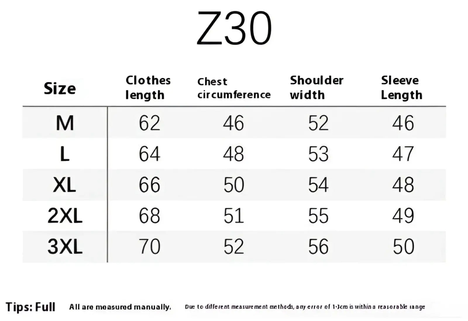 Mens slim fit knitted zip cardigan sweater with size chart for z30 womens long sleeved top from m to 3xl