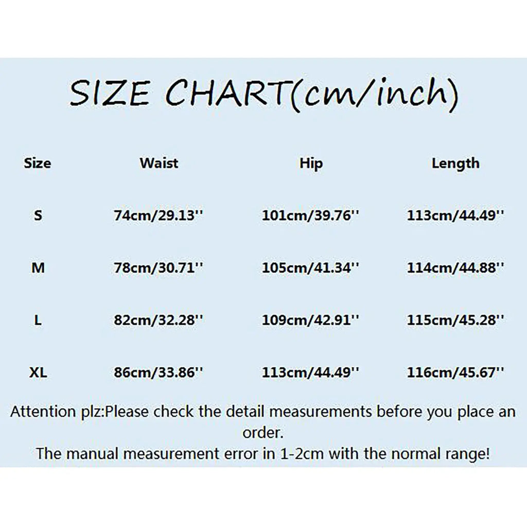 Size chart for men’s vintage wide leg baggy denim jeans showing measurements in centimeters and inches for sizes s to xl