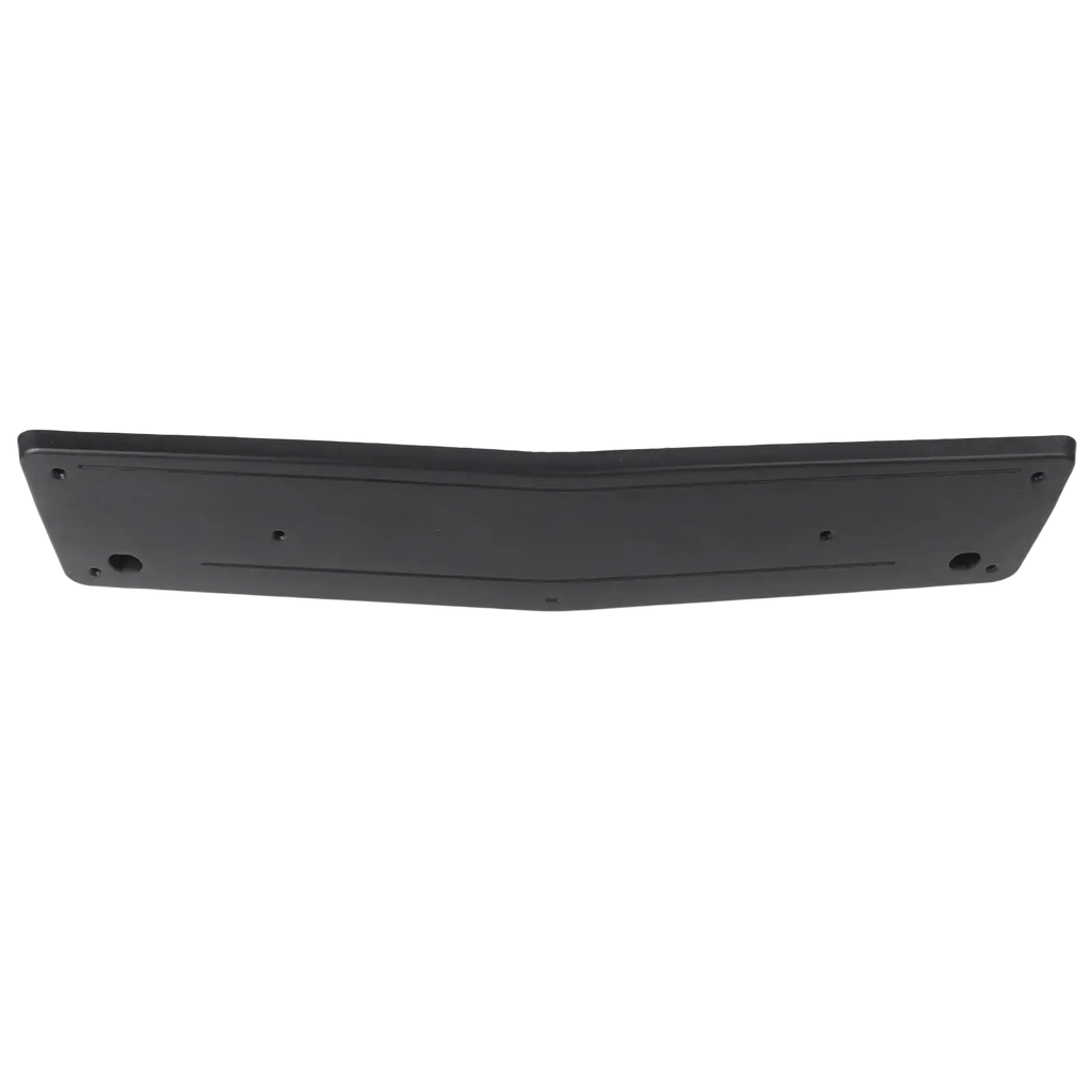 Black plastic matte license plate frame with pre-drilled holes for mercedes c class w205 front mount a2058801644
