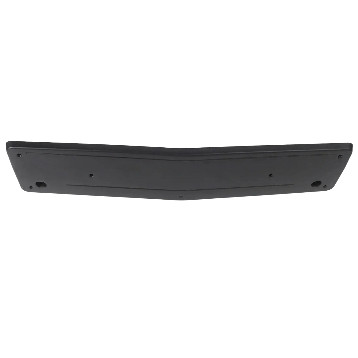 Black plastic matte license plate frame with pre-drilled holes for mercedes c class w205 front mount a2058801644
