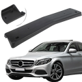 Black plastic front license plate mount for mercedes-benz c-class w205 model with part number a2058801644