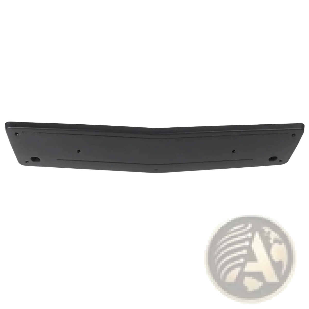 Black plastic matte license plate frame with pre-drilled holes for mercedes c class w205 front mount a2058801644