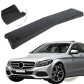 Black plastic front license plate mount for mercedes-benz c-class w205 model with part number a2058801644