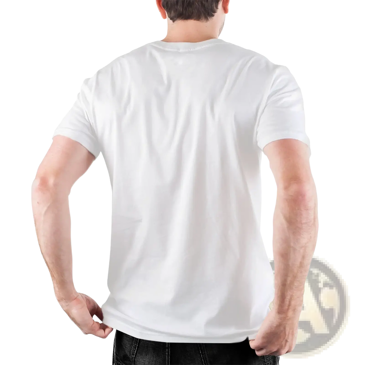 White cotton messi goat graphic t-shirt with classic crew neck and short sleeves for casual wear