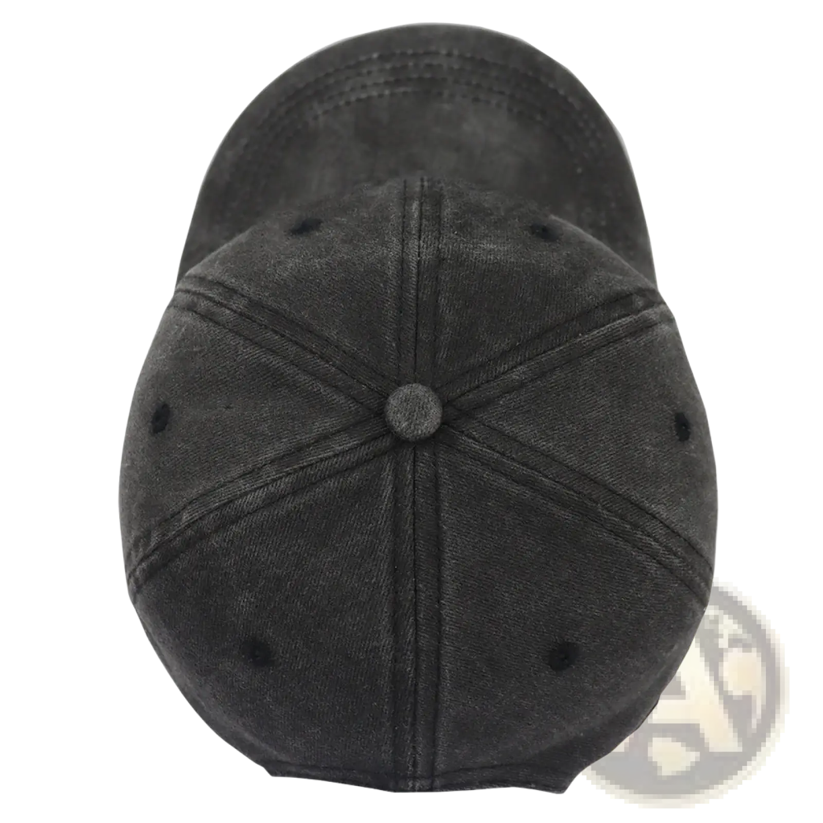 Dark gray denim mexico hat embroidered flag cotton baseball cap with faded texture and visible stitching unisex