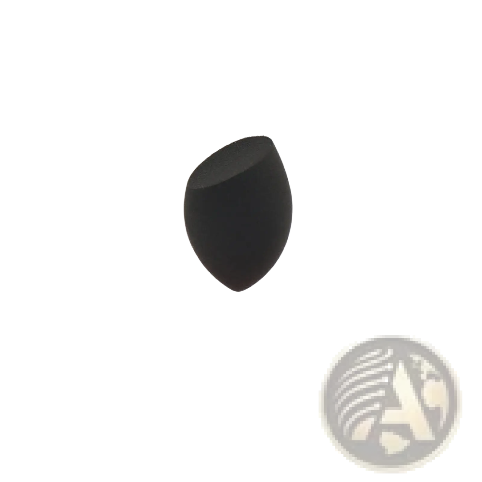 Black teardrop-shaped mini makeup sponge soft beauty blender egg for precise cosmetic application