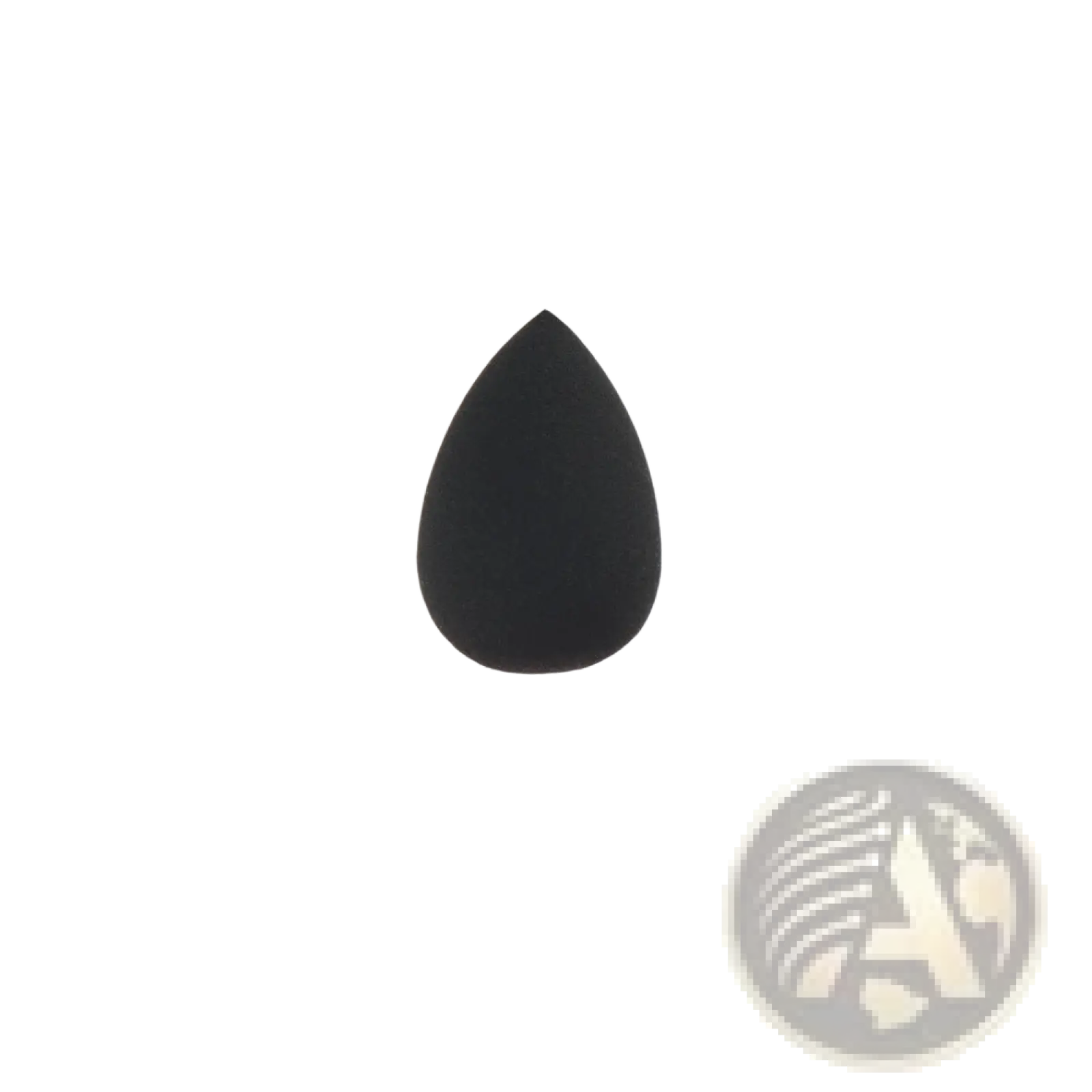 Black teardrop-shaped mini makeup sponge soft beauty blender egg for smooth foundation application