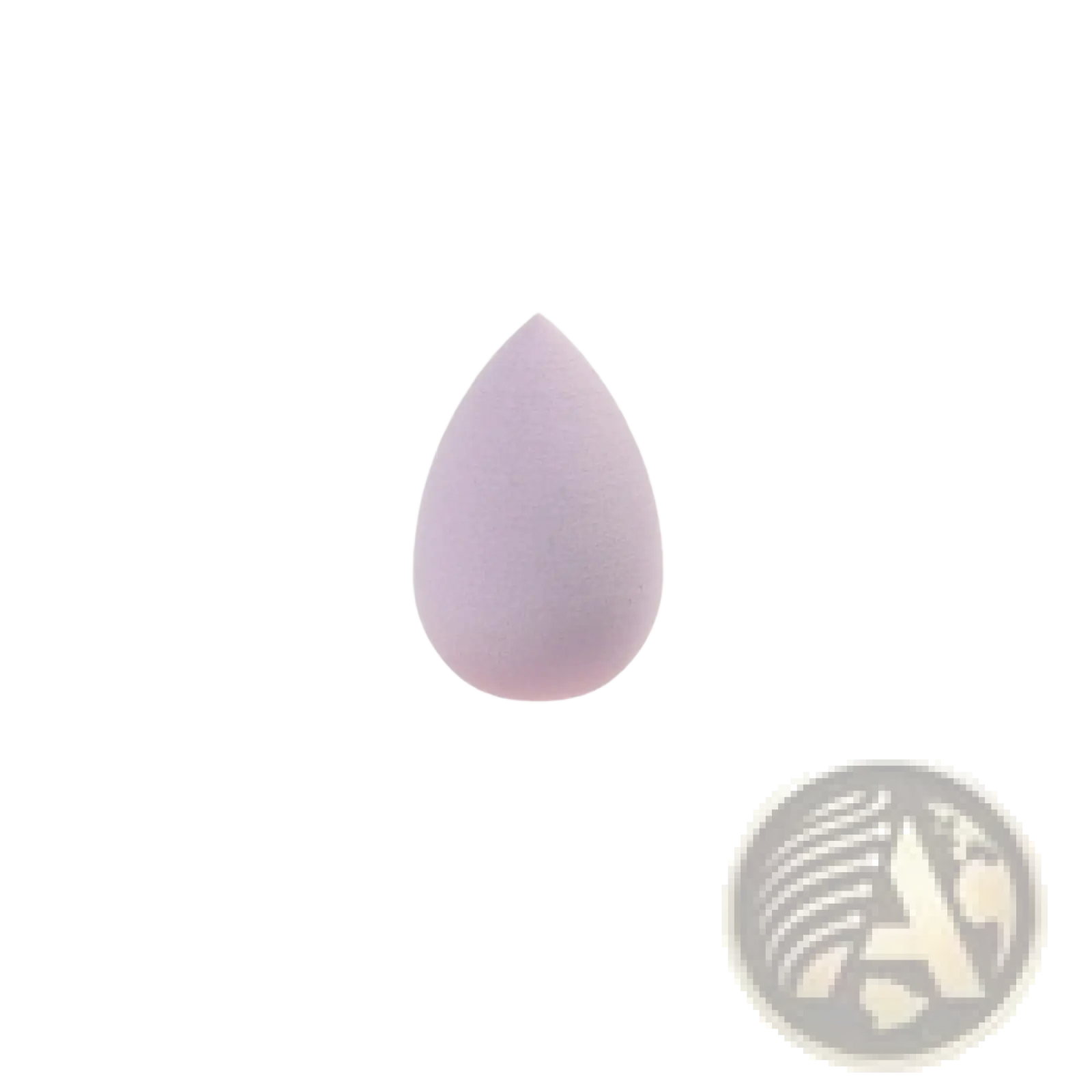 Mini makeup sponge soft teardrop beauty blender egg in lavender with smooth porous texture for blending makeup