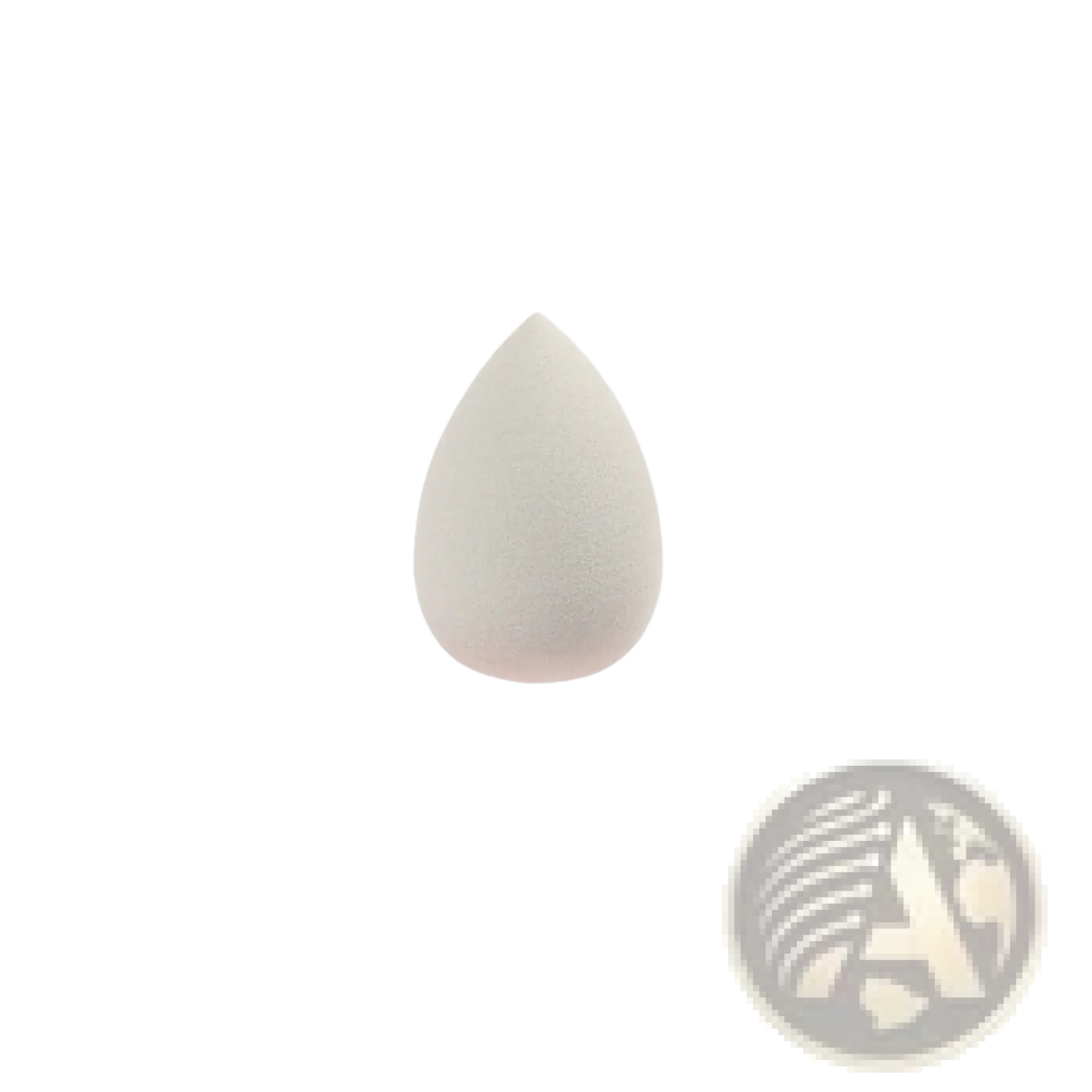 Mini makeup sponge soft teardrop beauty blender egg made of white smooth matte finish for flawless makeup application
