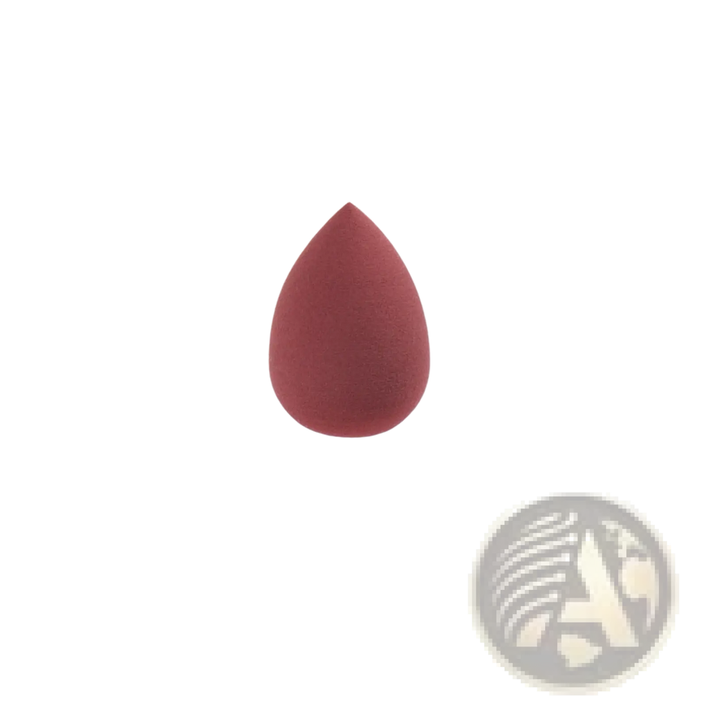 Mini makeup sponge soft teardrop beauty blender egg in muted rose red for smooth makeup application