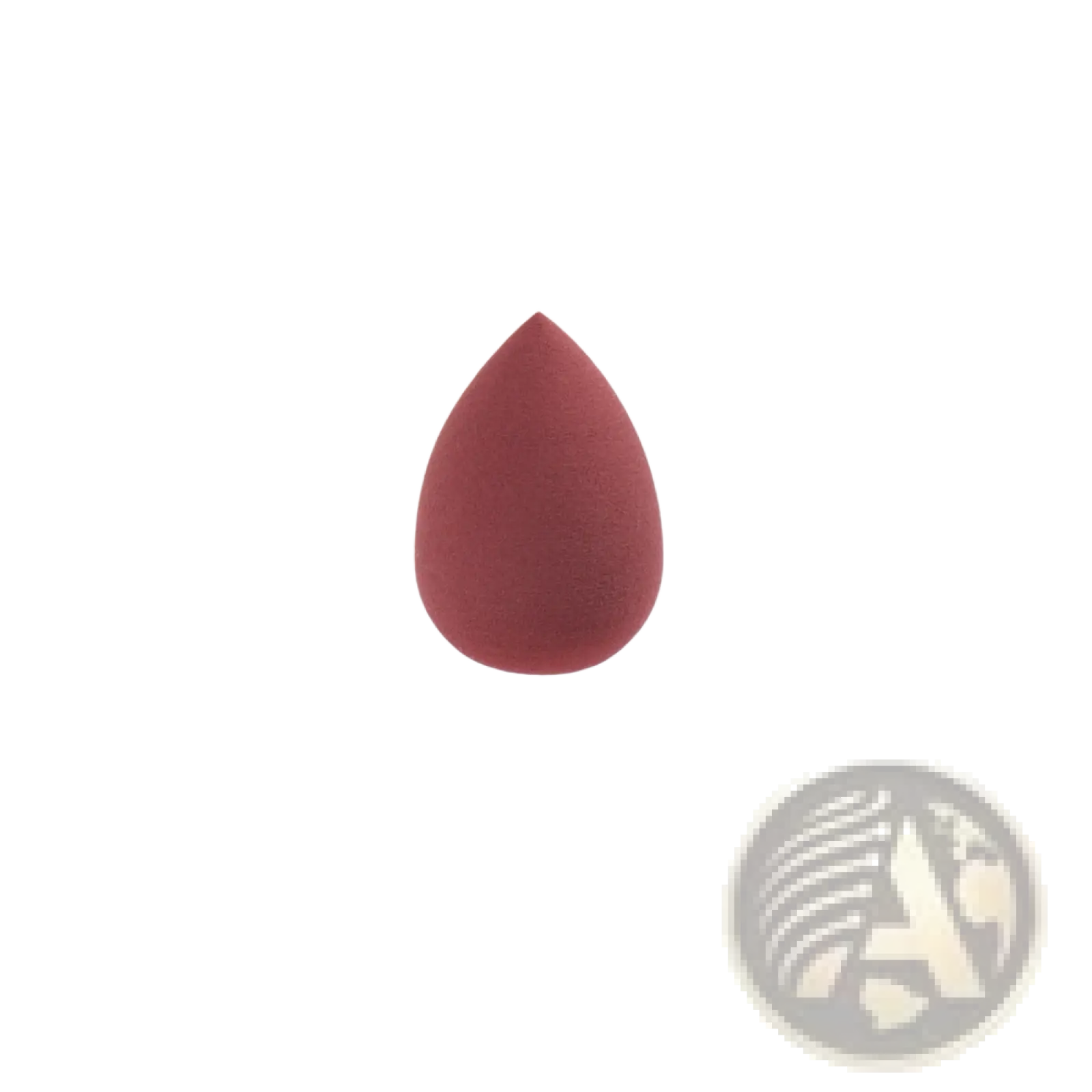 Mini makeup sponge soft teardrop beauty blender egg in muted rose red for smooth makeup application