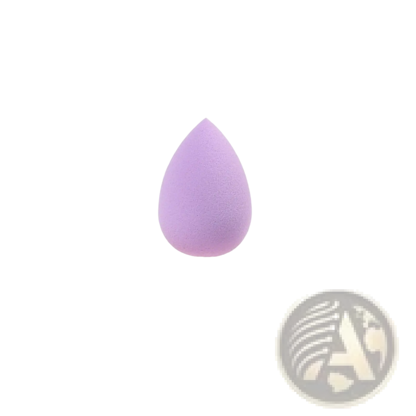 Mini makeup sponge soft teardrop beauty blender egg in lavender with smooth porous texture for blending makeup
