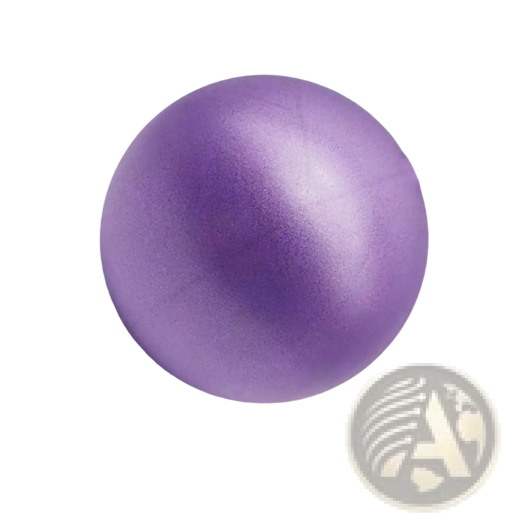 Mini Pilates ball 15cm smooth matte purple core stability exercise ball with a diameter of 15 centimeters