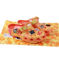 Orange and yellow camouflage crocs clogs with colorful charms model toys gifts anti slip beach shoes