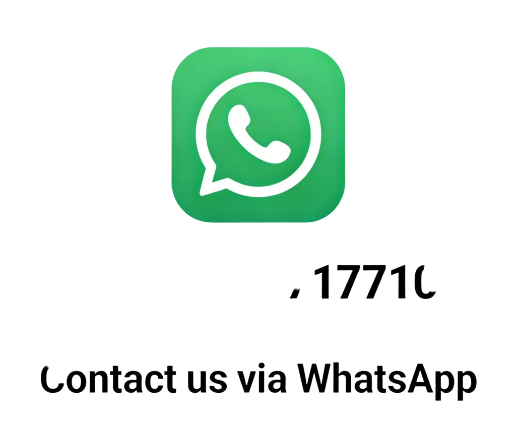 Green whatsapp app icon with white telephone symbol linked to modular stainless steel outdoor kitchen gas grill set product page