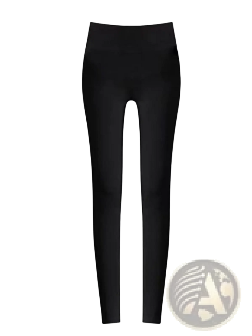 Black moon print high waist leggings with a smooth, form-fitting design made of stretch material for activewear
