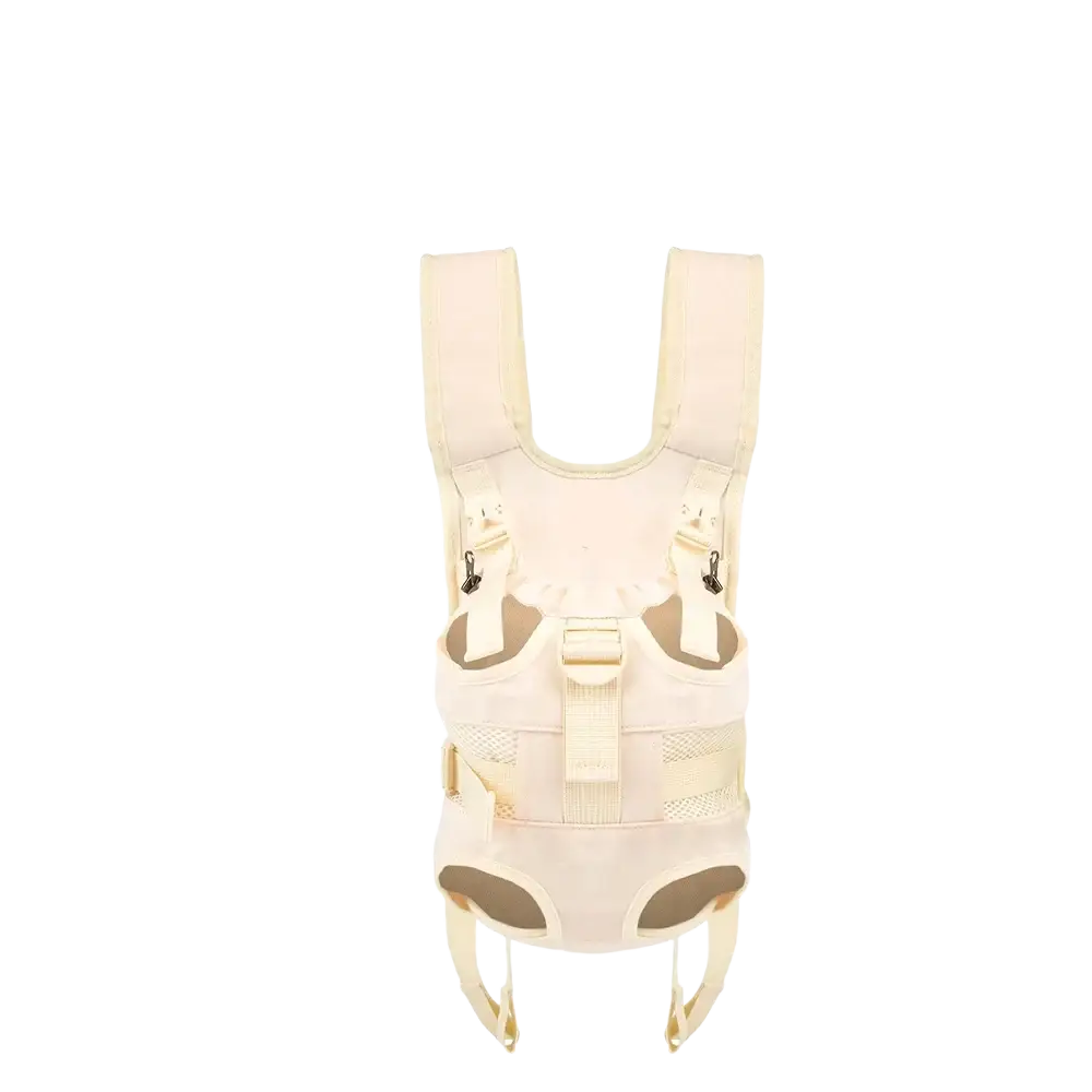 Cream white infant carrier harness 2.0 version s with adjustable straps and mesh panels for suzuki v-strom use