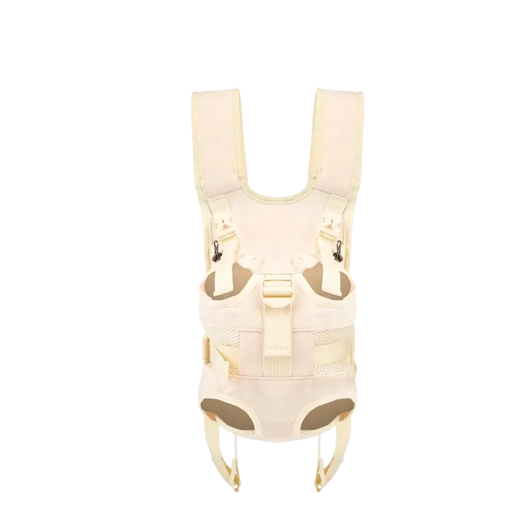 Cream white infant carrier harness 2.0 version-l with breathable mesh for suzuki v-strom ducati multistrada use