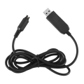 Black motorola mtp850 charging cable with usb-a to 3.5mm trrs jack for mtp810 mtp750 mtp850s devices