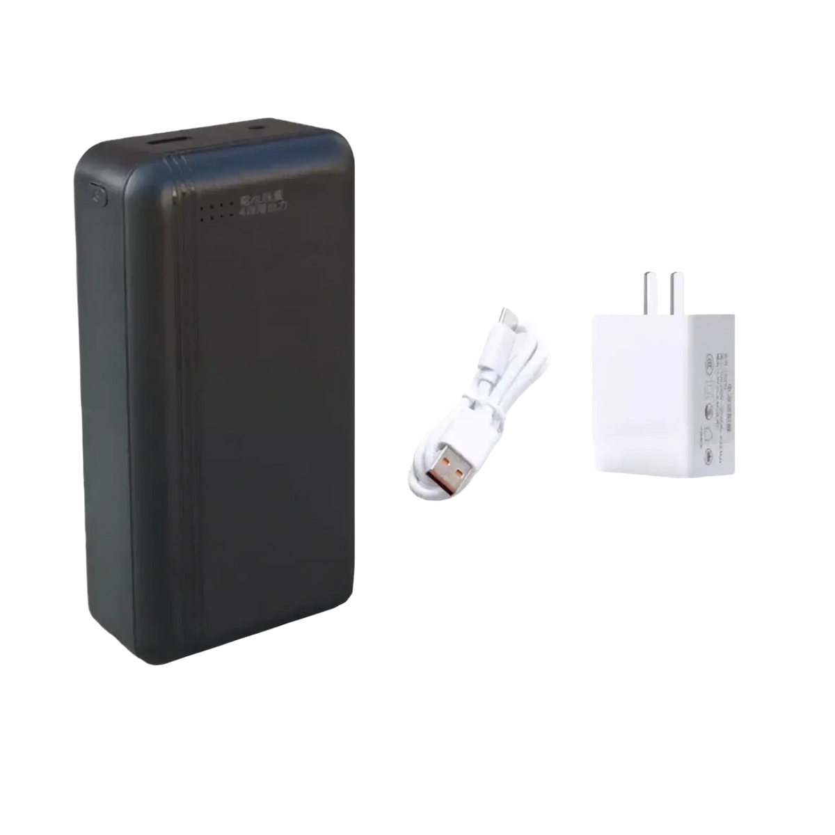 Black rectangular 36v lithium-ion multi voltage cooling vest power bank with matte finish and indicator lights on the side