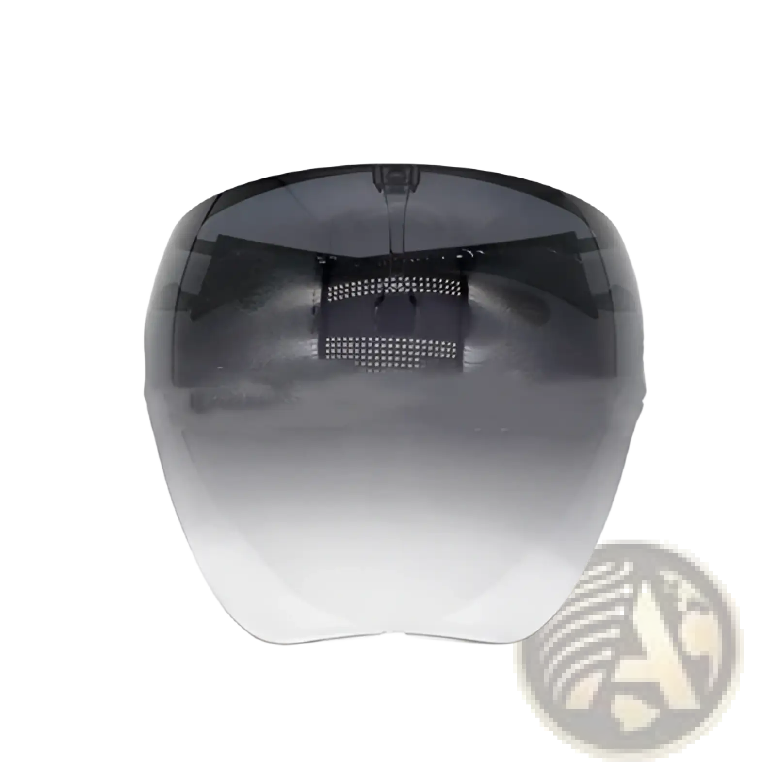 A multifunctional anti-splash iridescent shield sunglasses with a sleek gradient-tinted motorcycle helmet visor design