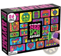 The needoh advent calendar 24day sensory toy set box features a colorful grid of 24 illustrated surprise items on its front